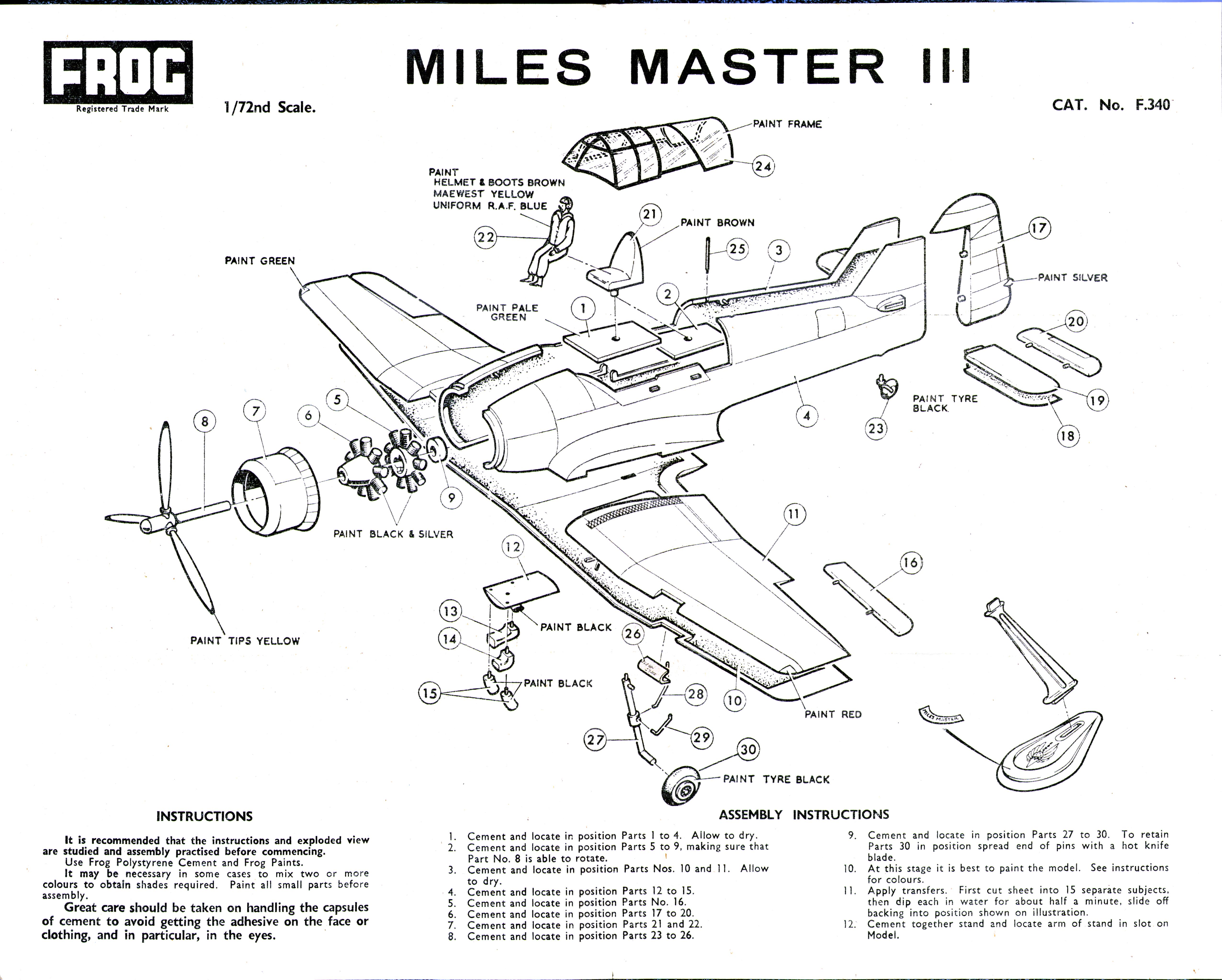 Коробка FROG F340 Miles Master, чёрная серия 1965